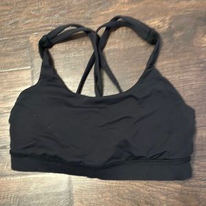 Black size 4 lulu bra